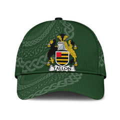 Clan Tallon Coat Of Arms - Irish Family Crest St Patrick's Day Classic CapDO65 Classic Cap - Tallon Coat Of Arms St Patrick's Day Classic Cap Irish Cap   