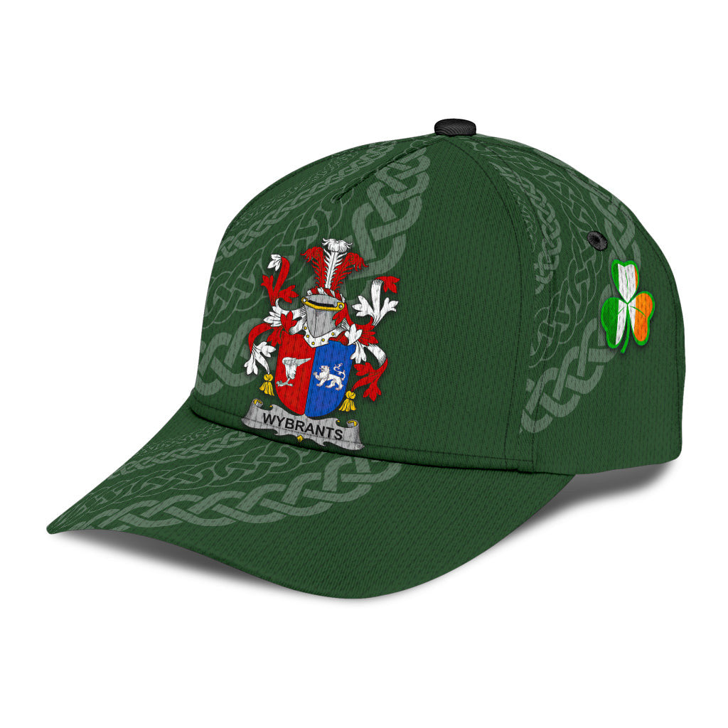Clan Wybrants Coat Of Arms - Irish Family Crest St Patrick's Day Classic CapUL76 Classic Cap - Wybrants Coat Of Arms St Patrick's Day Classic Cap Irish Cap   