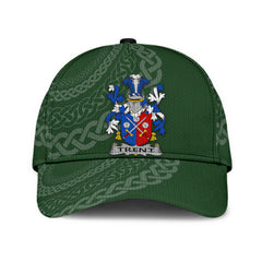 Clan Trent Coat Of Arms - Irish Family Crest St Patrick's Day Classic CapFI30 Classic Cap - Trent Coat Of Arms St Patrick's Day Classic Cap Irish Cap   