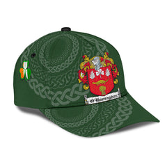 Clan Ohanraghan Coat Of Arms - Irish Family Crest St Patrick's Day Classic CapSQ38 Classic Cap - Ohanraghan Coat Of Arms St Patrick's Day Classic Cap Irish Cap   