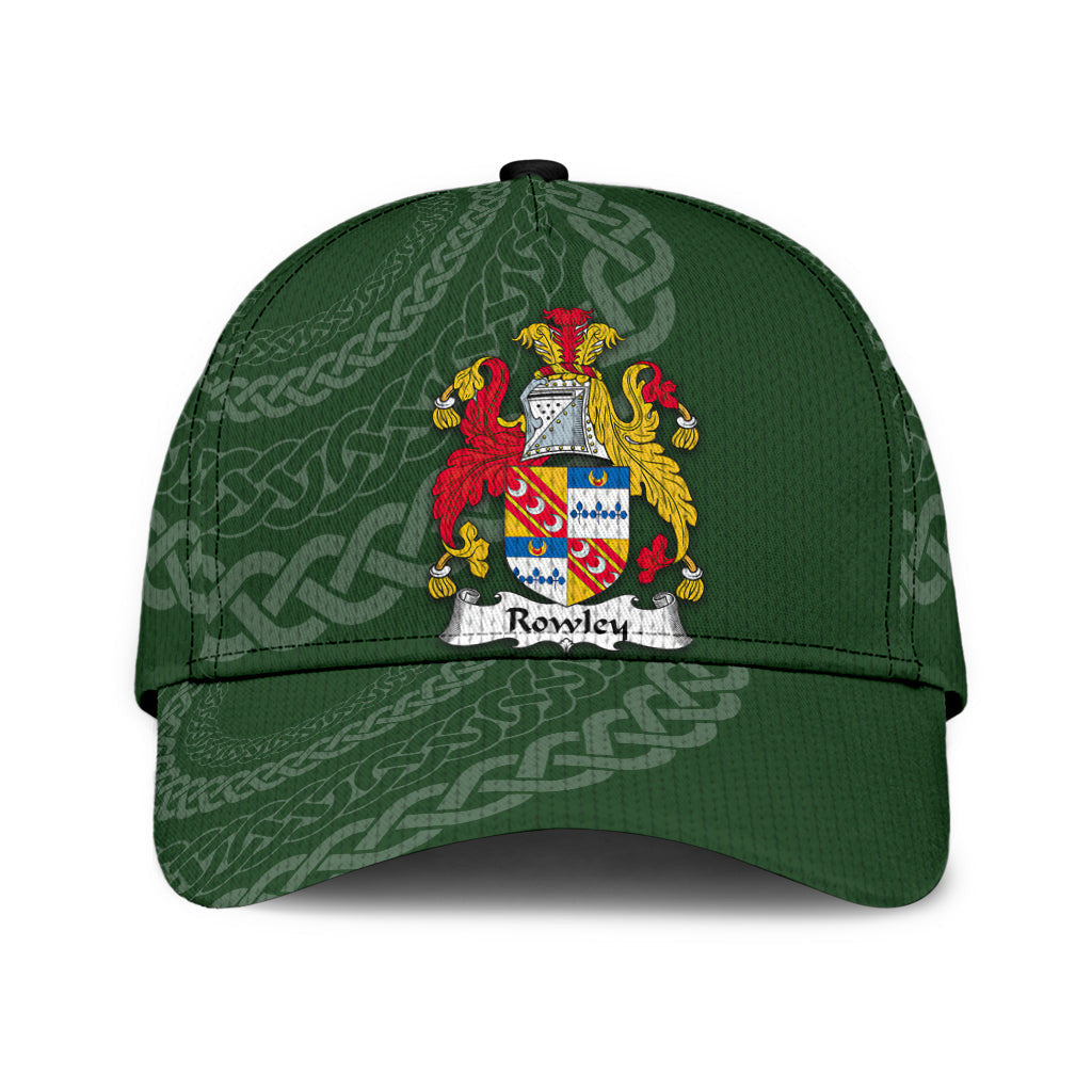 Clan Rowley Coat Of Arms - Irish Family Crest St Patrick's Day Classic CapZL51 Classic Cap - Rowley Coat Of Arms St Patrick's Day Classic Cap Irish Cap   