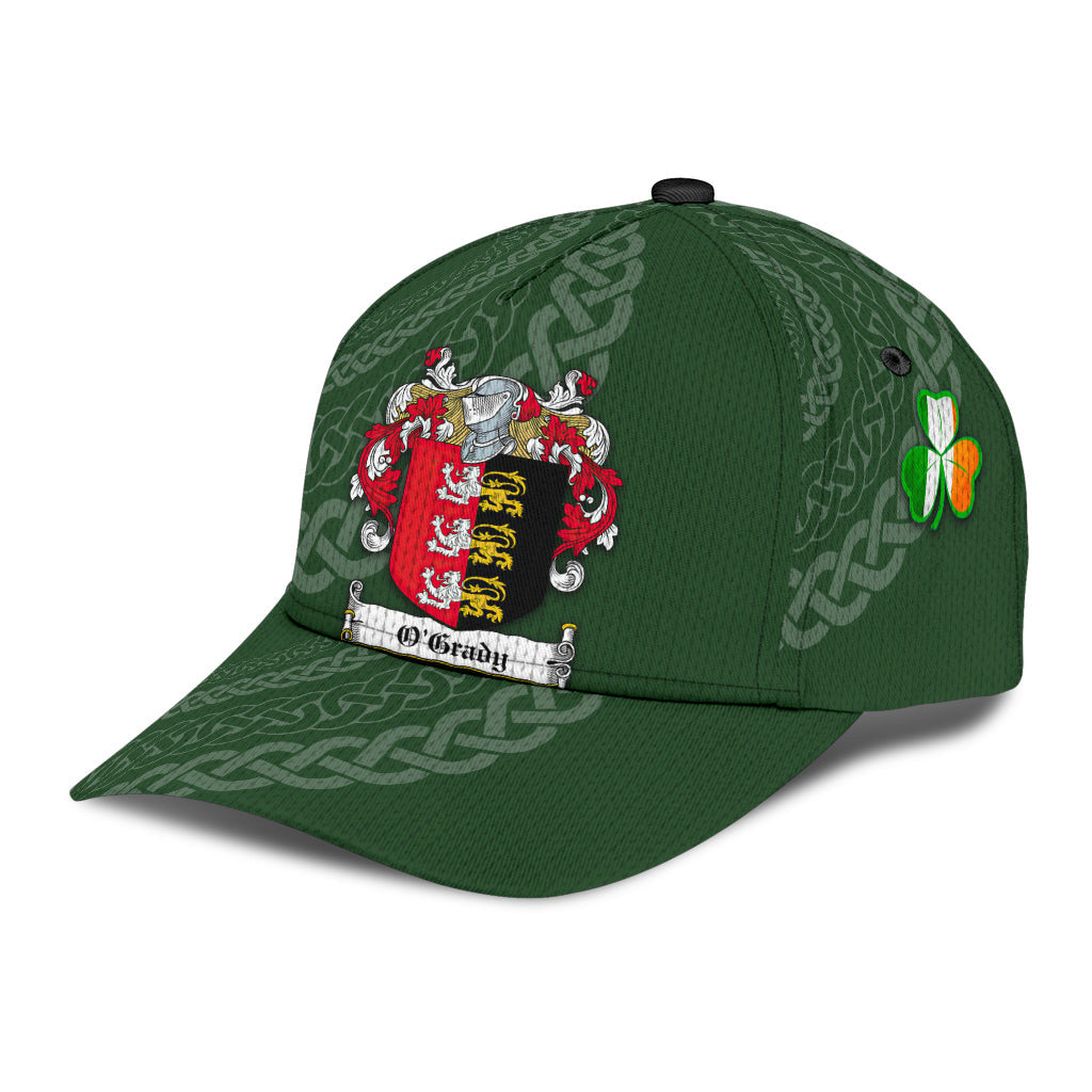 Clan Ogrady Coat Of Arms - Irish Family Crest St Patrick's Day Classic CapAH13 Classic Cap - Ogrady Coat Of Arms St Patrick's Day Classic Cap Irish Cap   