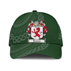 Clan Russell Coat Of Arms - Irish Family Crest St Patrick's Day Classic CapKW64 Classic Cap - Russell Coat Of Arms St Patrick's Day Classic Cap Irish Cap   