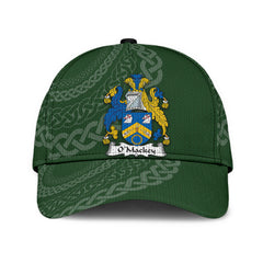 Clan Omackey Coat Of Arms - Irish Family Crest St Patrick's Day Classic CapTF44 Classic Cap - Omackey Coat Of Arms St Patrick's Day Classic Cap Irish Cap   