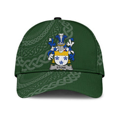 Clan Stone Coat Of Arms - Irish Family Crest St Patrick's Day Classic CapHA65 Classic Cap - Stone Coat Of Arms St Patrick's Day Classic Cap Irish Cap   