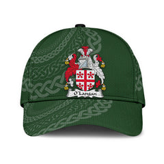 Clan Olangan Coat Of Arms - Irish Family Crest St Patrick's Day Classic CapVK68 Classic Cap - Olangan Coat Of Arms St Patrick's Day Classic Cap Irish Cap   