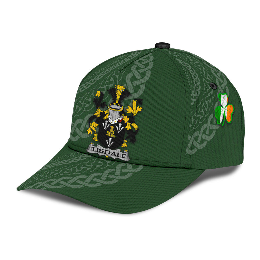 Clan Tisdale Coat Of Arms - Irish Family Crest St Patrick's Day Classic CapVN91 Classic Cap - Tisdale Coat Of Arms St Patrick's Day Classic Cap Irish Cap   