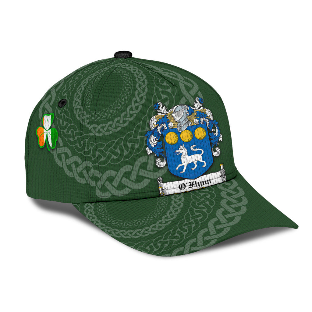 Clan Oflynn Coat Of Arms - Irish Family Crest St Patrick's Day Classic CapGF92 Classic Cap - Oflynn Coat Of Arms St Patrick's Day Classic Cap Irish Cap   