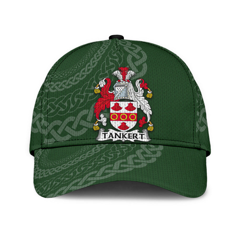 Clan Tankert Coat Of Arms - Irish Family Crest St Patrick's Day Classic CapZW12 Classic Cap - Tankert Coat Of Arms St Patrick's Day Classic Cap Irish Cap   