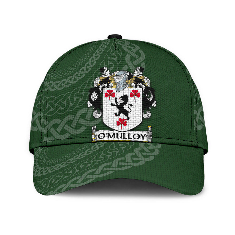 Clan Omulloy Coat Of Arms - Irish Family Crest St Patrick's Day Classic CapOG90 Classic Cap - Omulloy Coat Of Arms St Patrick's Day Classic Cap Irish Cap   