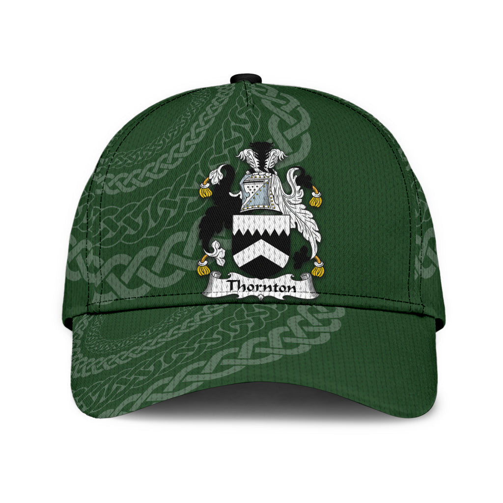 Clan Thornton Coat Of Arms - Irish Family Crest St Patrick's Day Classic CapWO94 Classic Cap - Thornton Coat Of Arms St Patrick's Day Classic Cap Irish Cap   