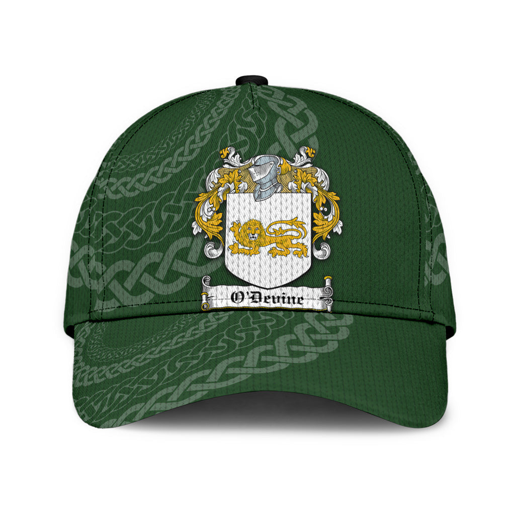 Clan Odevine Coat Of Arms - Irish Family Crest St Patrick's Day Classic CapKN15 Classic Cap - Odevine Coat Of Arms St Patrick's Day Classic Cap Irish Cap   