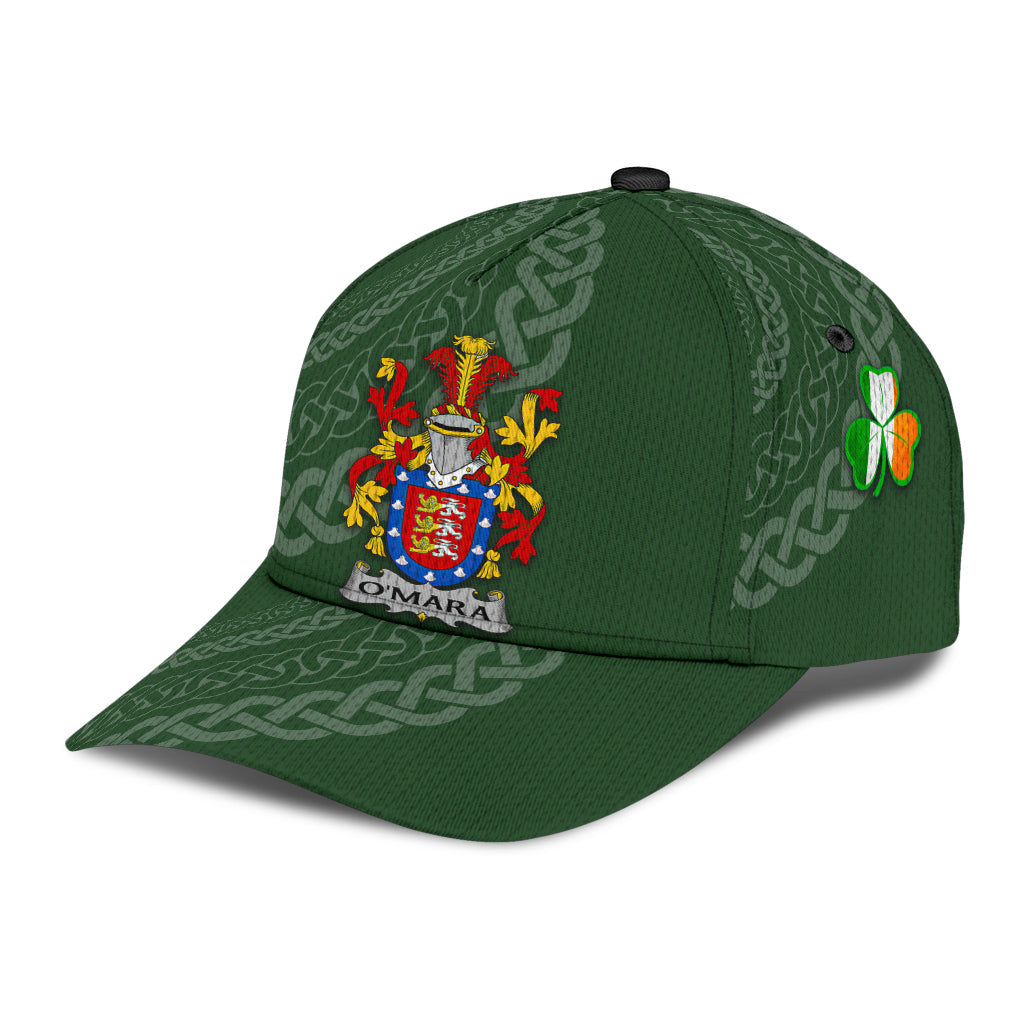 Clan Omara Coat Of Arms - Irish Family Crest St Patrick's Day Classic CapAJ69 Classic Cap - Omara Coat Of Arms St Patrick's Day Classic Cap Irish Cap   