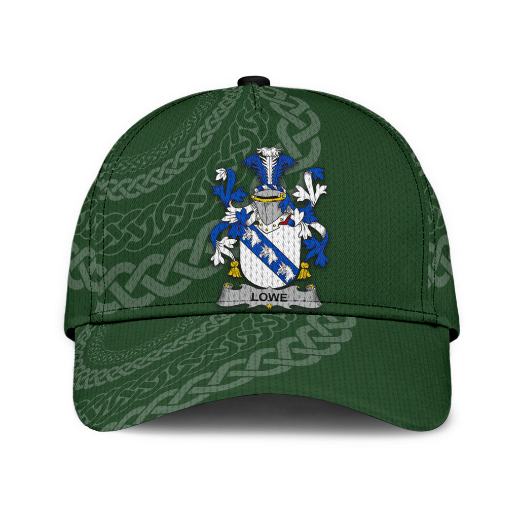 Clan Lowe Coat Of Arms - Irish Family Crest St Patrick's Day Classic CapDL25 Classic Cap - Lowe Coat Of Arms St Patrick's Day Classic Cap Irish Cap   