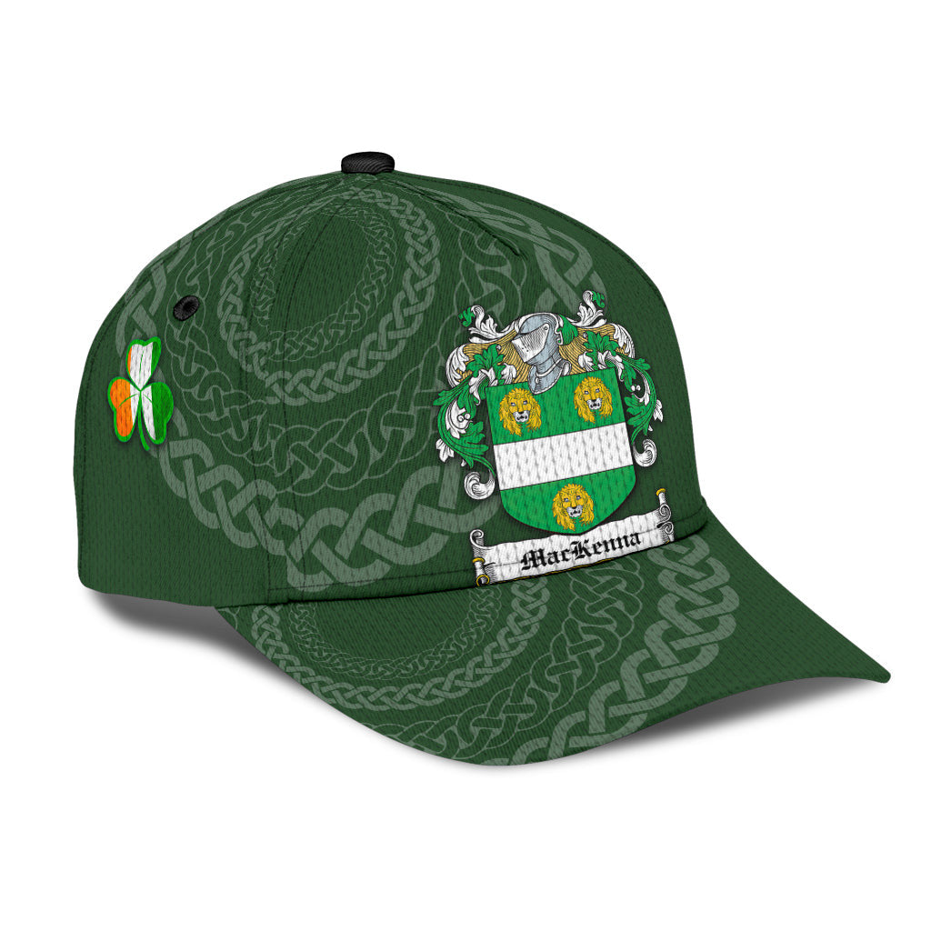 Clan Mackenna Coat Of Arms - Irish Family Crest St Patrick's Day Classic CapWY85 Classic Cap - Mackenna Coat Of Arms St Patrick's Day Classic Cap Irish Cap   