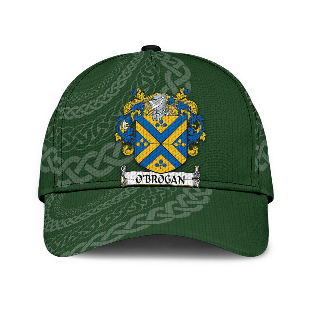 Clan Obrogan Coat Of Arms - Irish Family Crest St Patrick's Day Classic CapDP21 Classic Cap - Obrogan Coat Of Arms St Patrick's Day Classic Cap Irish Cap   