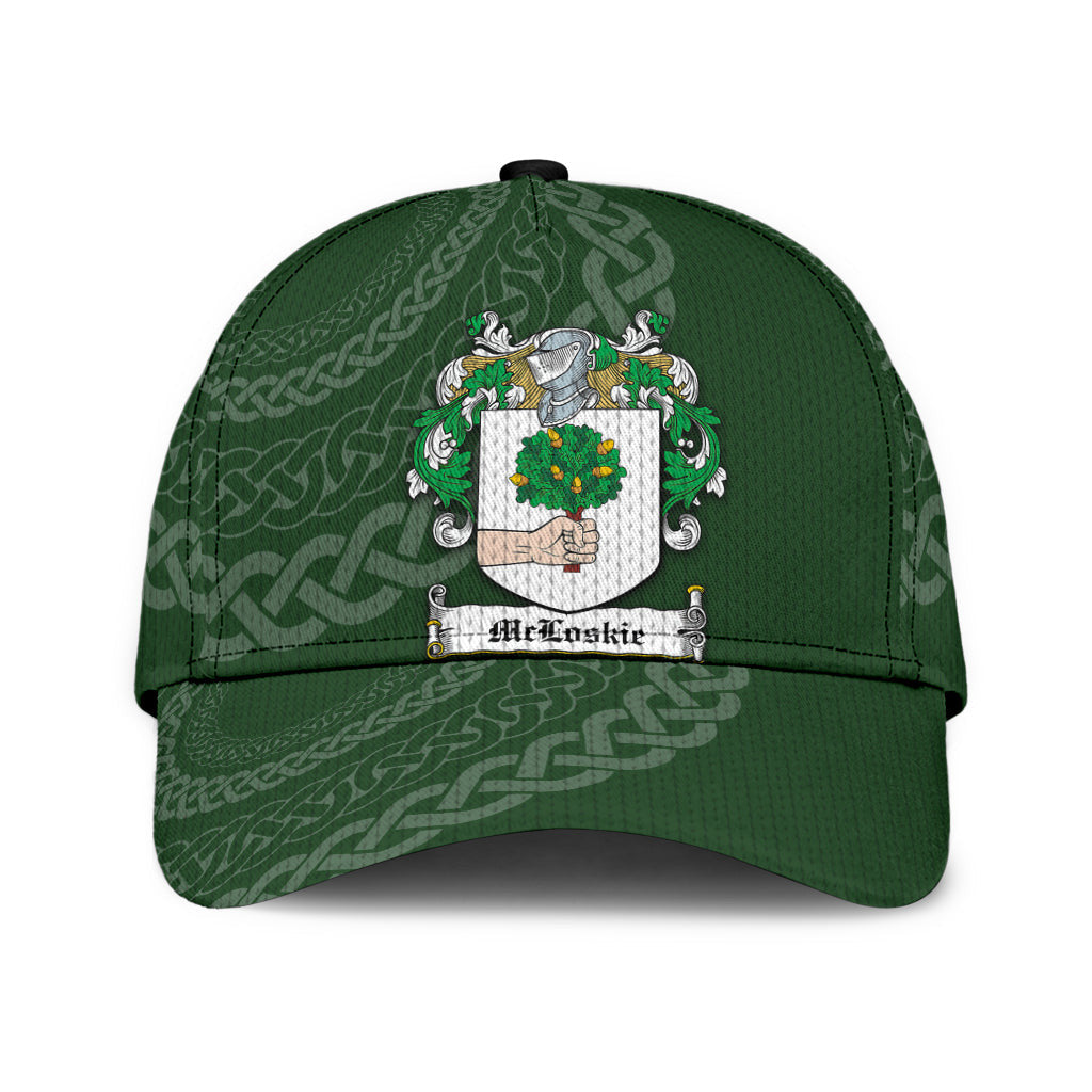 Clan Mcloskie Coat Of Arms - Irish Family Crest St Patrick's Day Classic CapIM44 Classic Cap - Mcloskie Coat Of Arms St Patrick's Day Classic Cap Irish Cap   