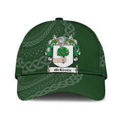 Clan Mcloskie Coat Of Arms - Irish Family Crest St Patrick's Day Classic CapIM44 Classic Cap - Mcloskie Coat Of Arms St Patrick's Day Classic Cap Irish Cap   