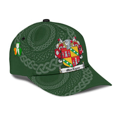 Clan Macegan Coat Of Arms - Irish Family Crest St Patrick's Day Classic CapCO12 Classic Cap - Macegan Coat Of Arms St Patrick's Day Classic Cap Irish Cap   