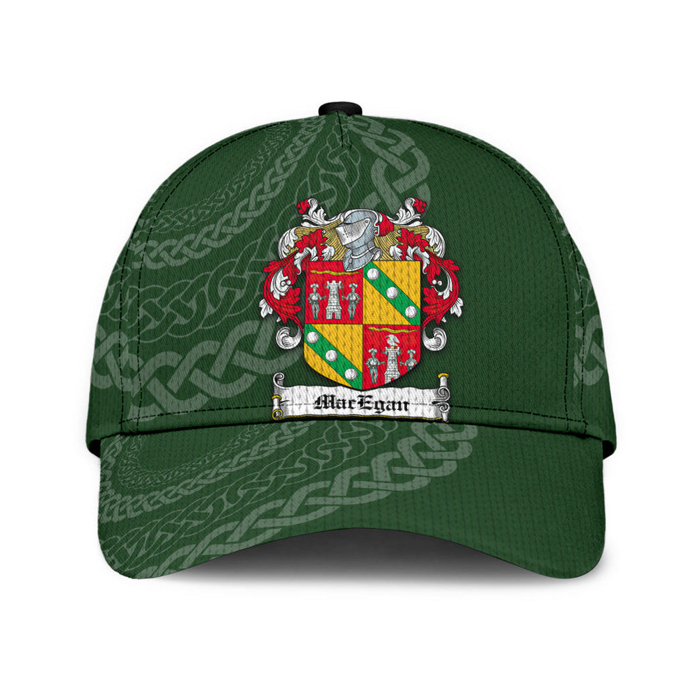Clan Macegan Coat Of Arms - Irish Family Crest St Patrick's Day Classic CapCO12 Classic Cap - Macegan Coat Of Arms St Patrick's Day Classic Cap Irish Cap   