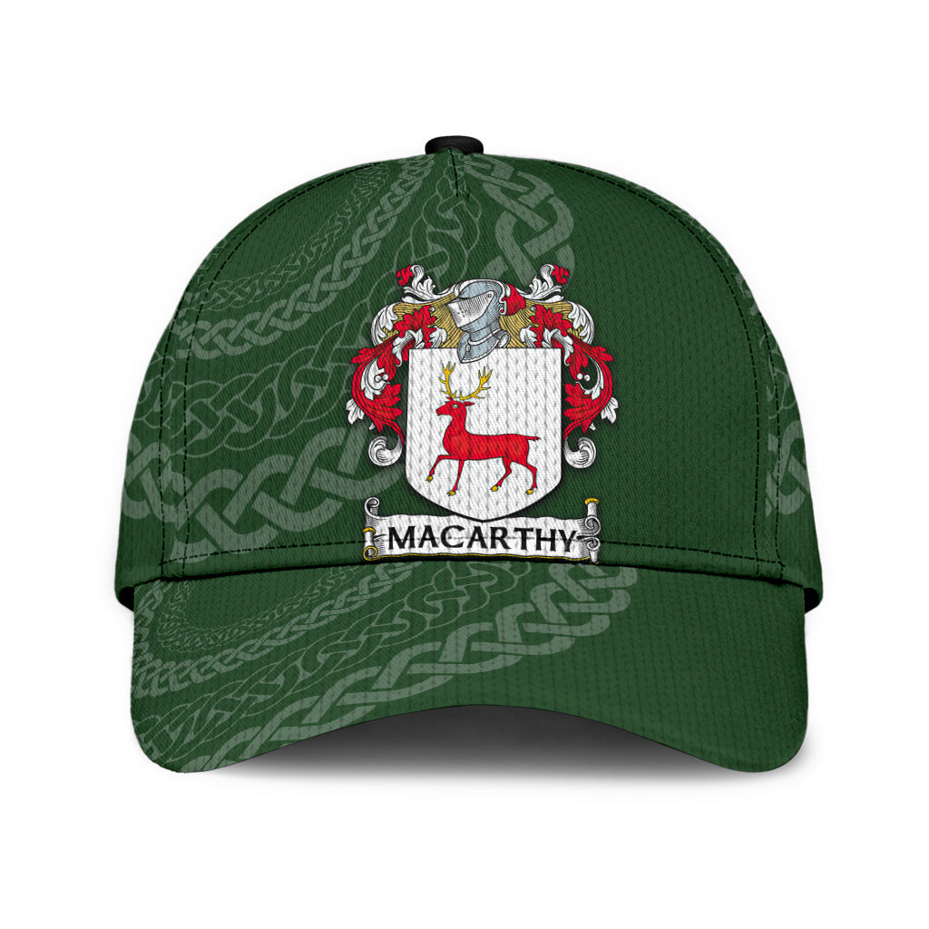 Clan Mccarthy Coat Of Arms - Irish Family Crest St Patrick's Day Classic CapFU72 Classic Cap - Mccarthy Coat Of Arms St Patrick's Day Classic Cap Irish Cap   