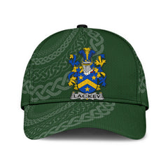 Clan Lackey Coat Of Arms - Irish Family Crest St Patrick's Day Classic CapPB53 Classic Cap - Lackey Coat Of Arms St Patrick's Day Classic Cap Irish Cap   