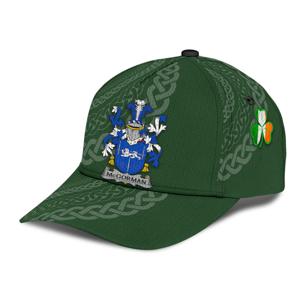 Clan Mcgorman Coat Of Arms - Irish Family Crest St Patrick's Day Classic CapSN93 Classic Cap - Mcgorman Coat Of Arms St Patrick's Day Classic Cap Irish Cap   