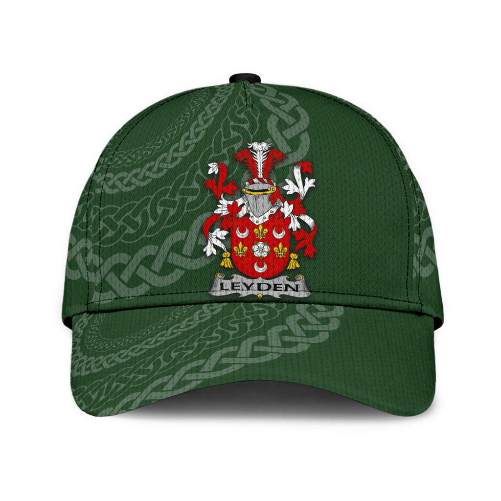 Clan Leyden Coat Of Arms - Irish Family Crest St Patrick's Day Classic CapCX81 Classic Cap - Leyden Coat Of Arms St Patrick's Day Classic Cap Irish Cap   