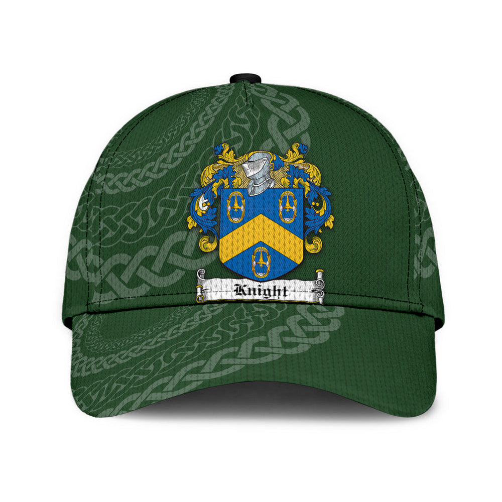 Clan Knight Coat Of Arms - Irish Family Crest St Patrick's Day Classic CapFG61 Classic Cap - Knight Coat Of Arms St Patrick's Day Classic Cap Irish Cap   