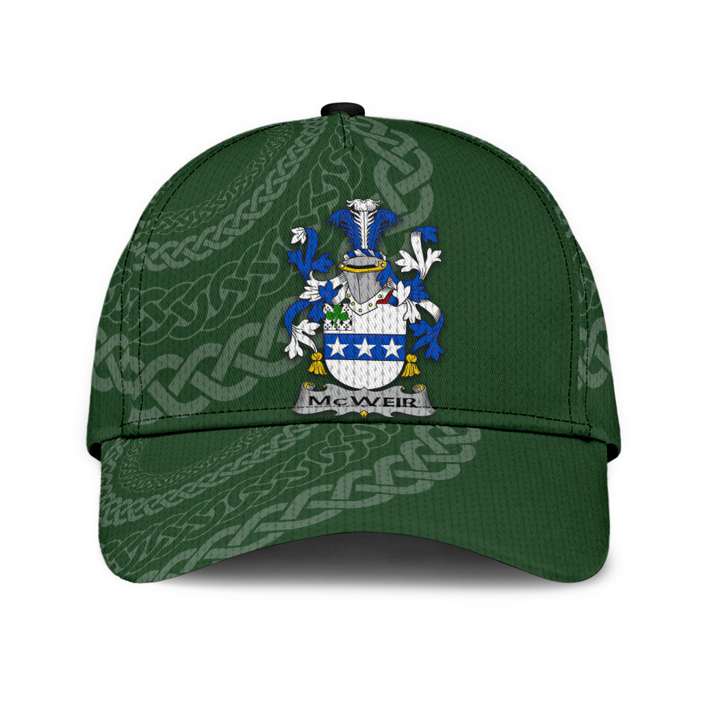 Clan Mcweir Coat Of Arms - Irish Family Crest St Patrick's Day Classic CapWY37 Classic Cap - Mcweir Coat Of Arms St Patrick's Day Classic Cap Irish Cap   