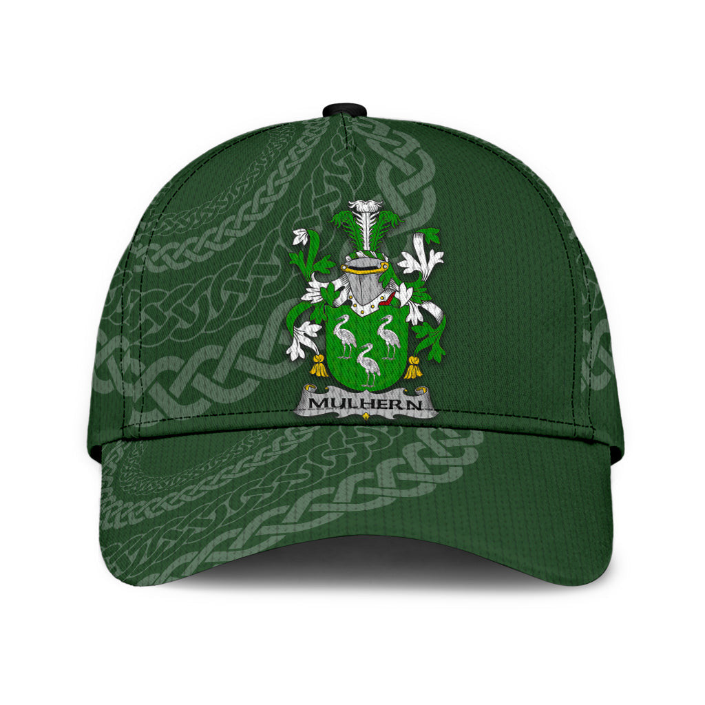 Clan Mulhern Coat Of Arms - Irish Family Crest St Patrick's Day Classic CapXZ95 Classic Cap - Mulhern Coat Of Arms St Patrick's Day Classic Cap Irish Cap   