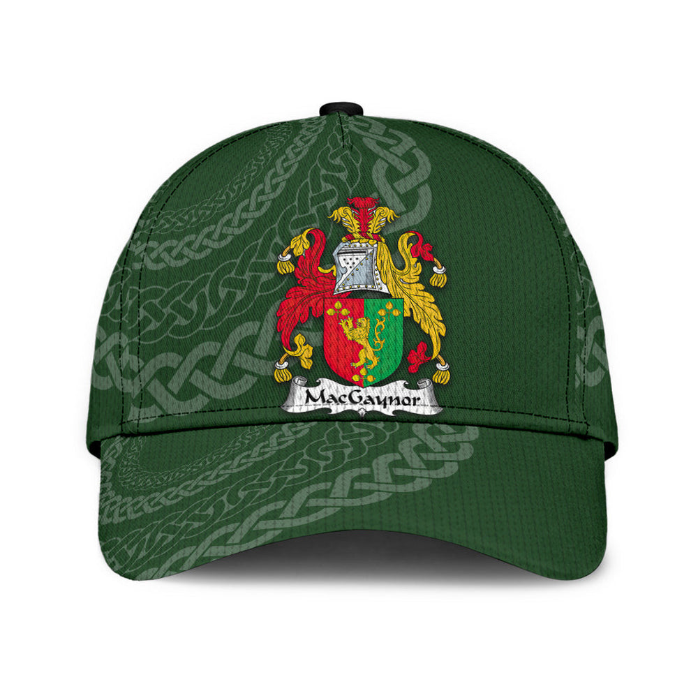 Clan Macgaynor Coat Of Arms - Irish Family Crest St Patrick's Day Classic CapDV64 Classic Cap - Macgaynor Coat Of Arms St Patrick's Day Classic Cap Irish Cap   