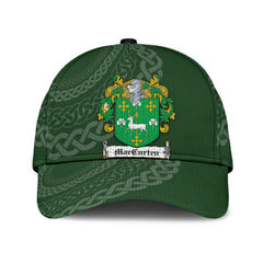 Clan Maccurten Coat Of Arms - Irish Family Crest St Patrick's Day Classic CapYV83 Classic Cap - Maccurten Coat Of Arms St Patrick's Day Classic Cap Irish Cap   