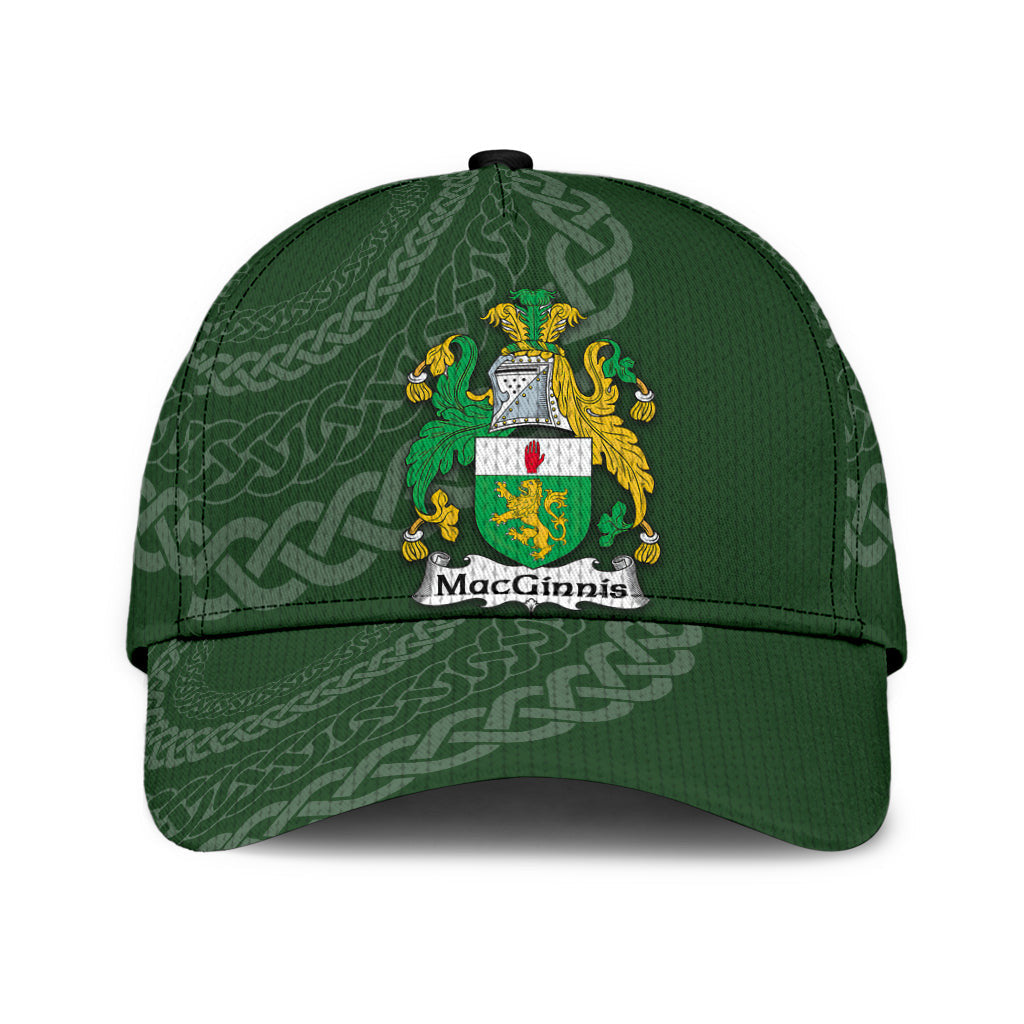 Clan Macginnis Coat Of Arms - Irish Family Crest St Patrick's Day Classic CapAK53 Classic Cap - Macginnis Coat Of Arms St Patrick's Day Classic Cap Irish Cap   
