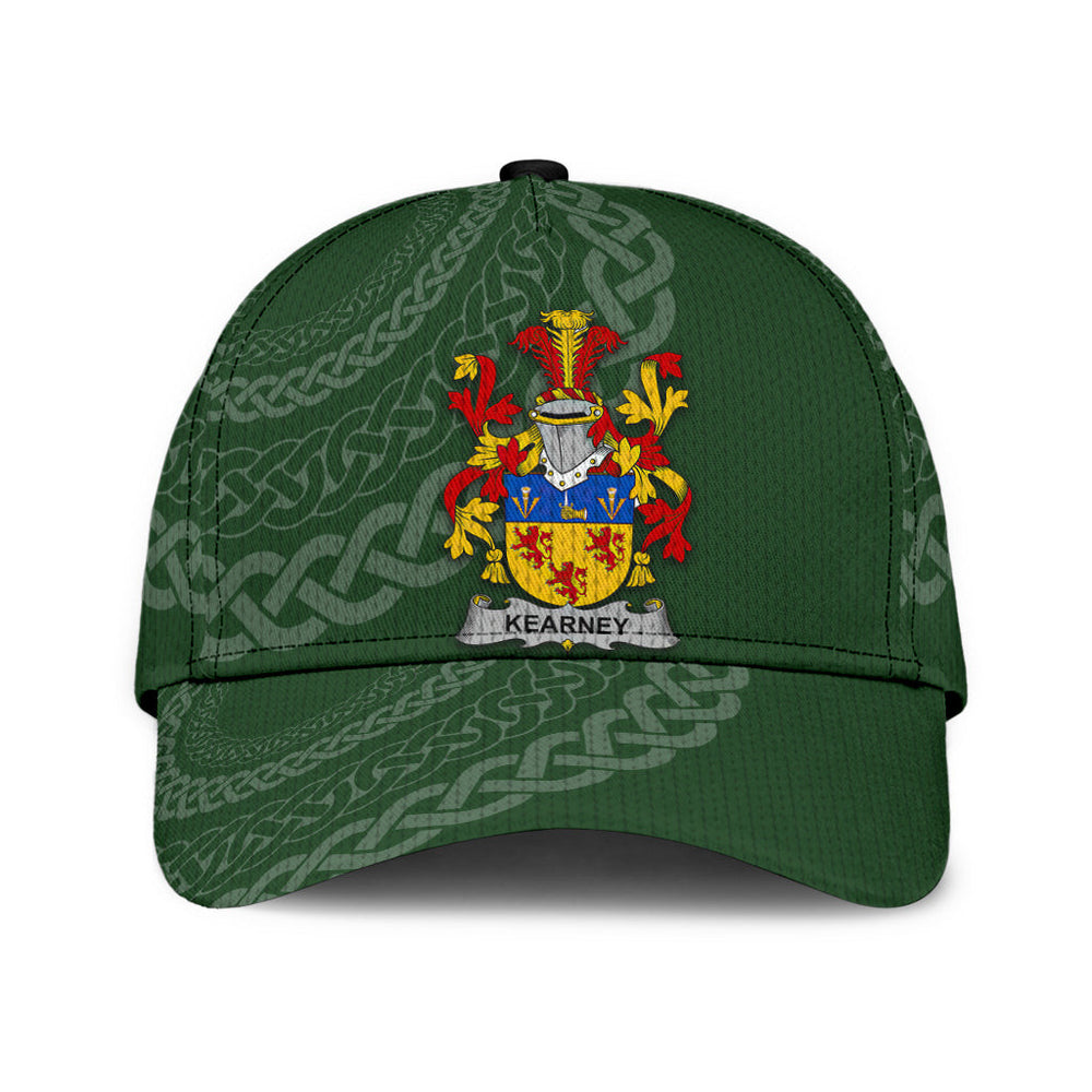 Clan Kearney Coat Of Arms - Irish Family Crest St Patrick's Day Classic CapAZ12 Classic Cap - Kearney Coat Of Arms St Patrick's Day Classic Cap Irish Cap   