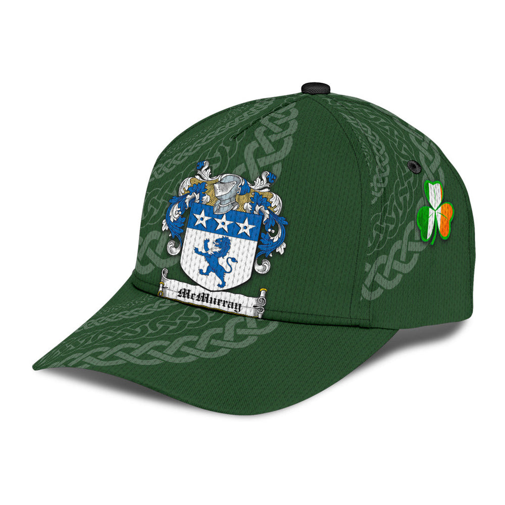 Clan Mcmurray Coat Of Arms - Irish Family Crest St Patrick's Day Classic CapWV90 Classic Cap - Mcmurray Coat Of Arms St Patrick's Day Classic Cap Irish Cap   