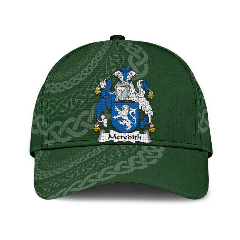 Clan Meredith Coat Of Arms - Irish Family Crest St Patrick's Day Classic CapMB33 Classic Cap - Meredith Coat Of Arms St Patrick's Day Classic Cap Irish Cap   