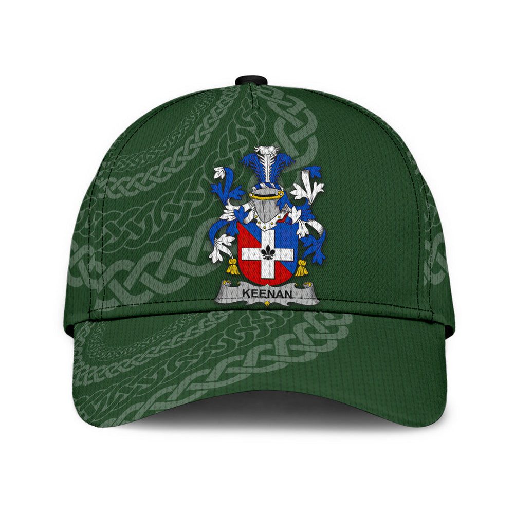 Clan Keenan Coat Of Arms - Irish Family Crest St Patrick's Day Classic CapMI72 Classic Cap - Keenan Coat Of Arms St Patrick's Day Classic Cap Irish Cap   