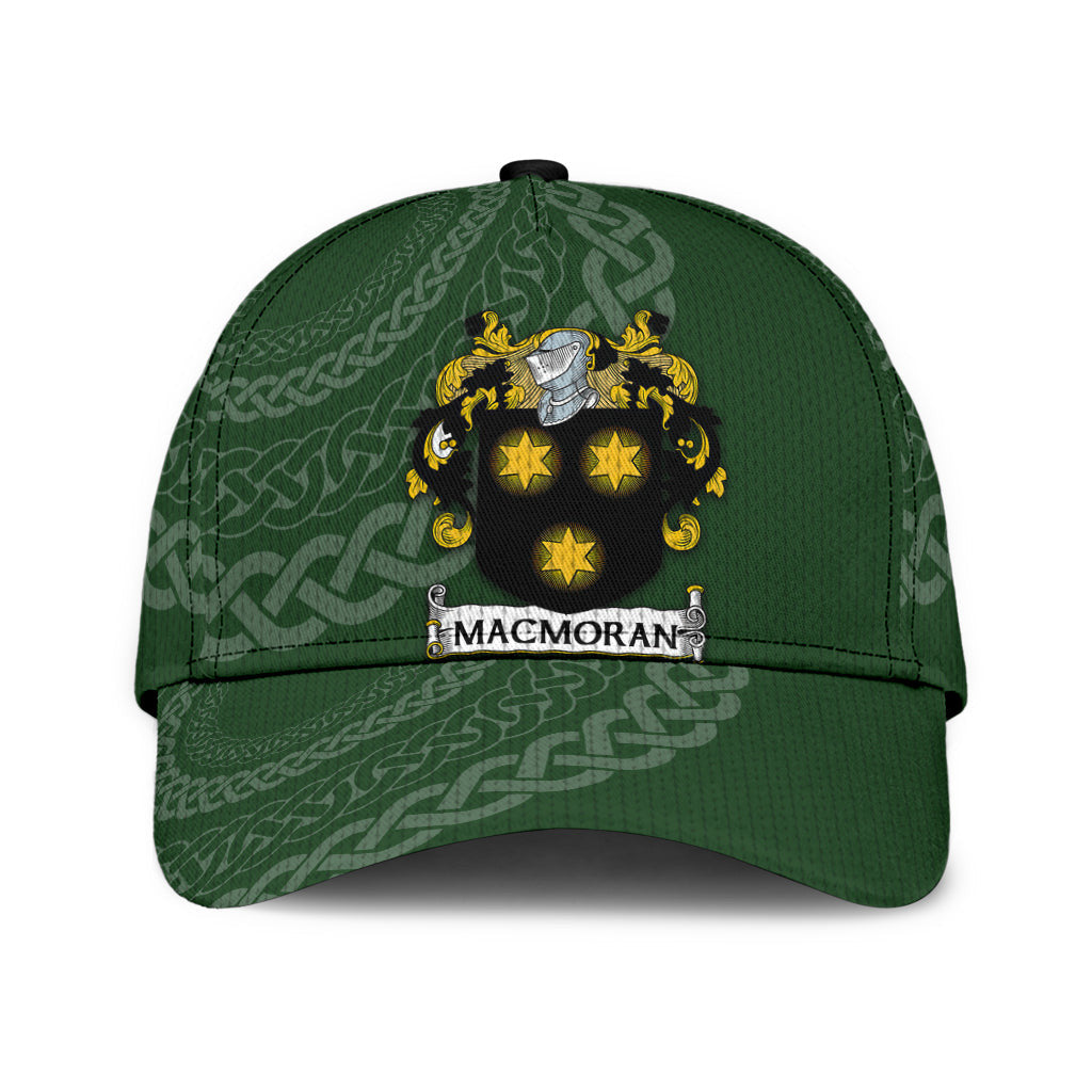 Clan Macmoran Coat Of Arms - Irish Family Crest St Patrick's Day Classic CapUY10 Classic Cap - Macmoran Coat Of Arms St Patrick's Day Classic Cap Irish Cap   