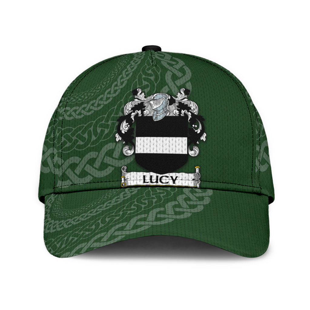 Clan Lucy Coat Of Arms - Irish Family Crest St Patrick's Day Classic CapXK98 Classic Cap - Lucy Coat Of Arms St Patrick's Day Classic Cap Irish Cap   