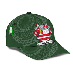 Clan Kirby Coat Of Arms - Irish Family Crest St Patrick's Day Classic CapXS75 Classic Cap - Kirby Coat Of Arms St Patrick's Day Classic Cap Irish Cap   