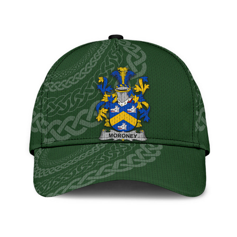 Clan Moroney Coat Of Arms - Irish Family Crest St Patrick's Day Classic CapMJ84 Classic Cap - Moroney Coat Of Arms St Patrick's Day Classic Cap Irish Cap   