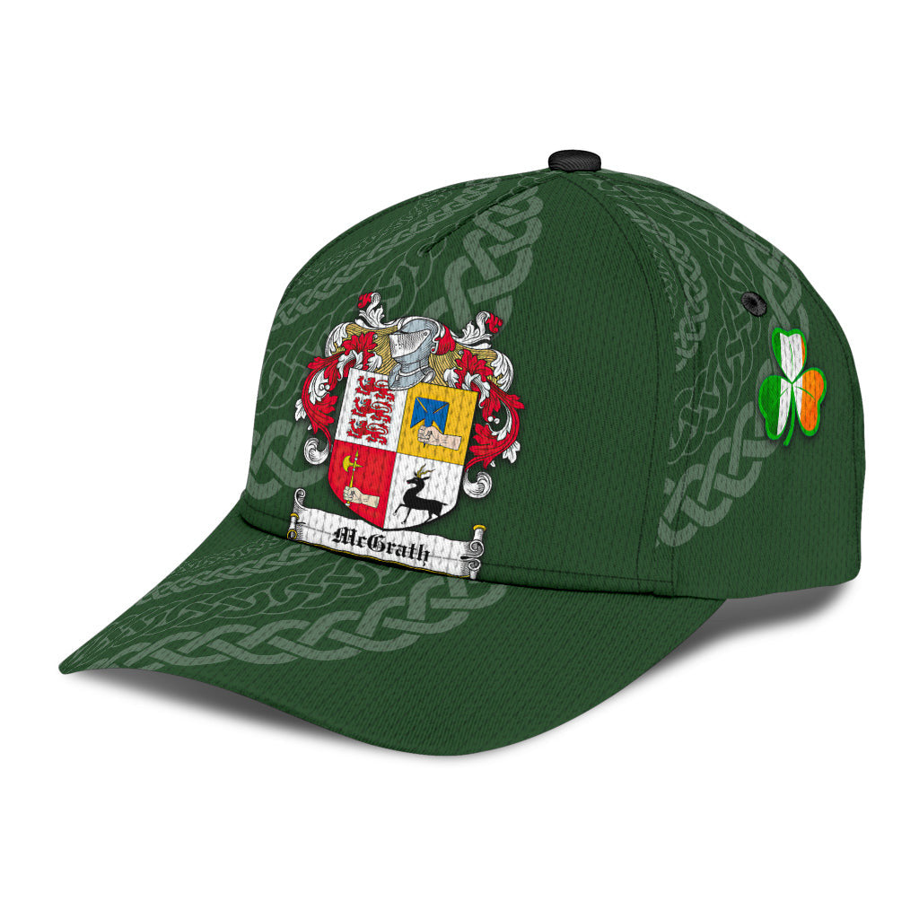 Clan Mcgrath Coat Of Arms - Irish Family Crest St Patrick's Day Classic CapAX51 Classic Cap - Mcgrath Coat Of Arms St Patrick's Day Classic Cap Irish Cap   