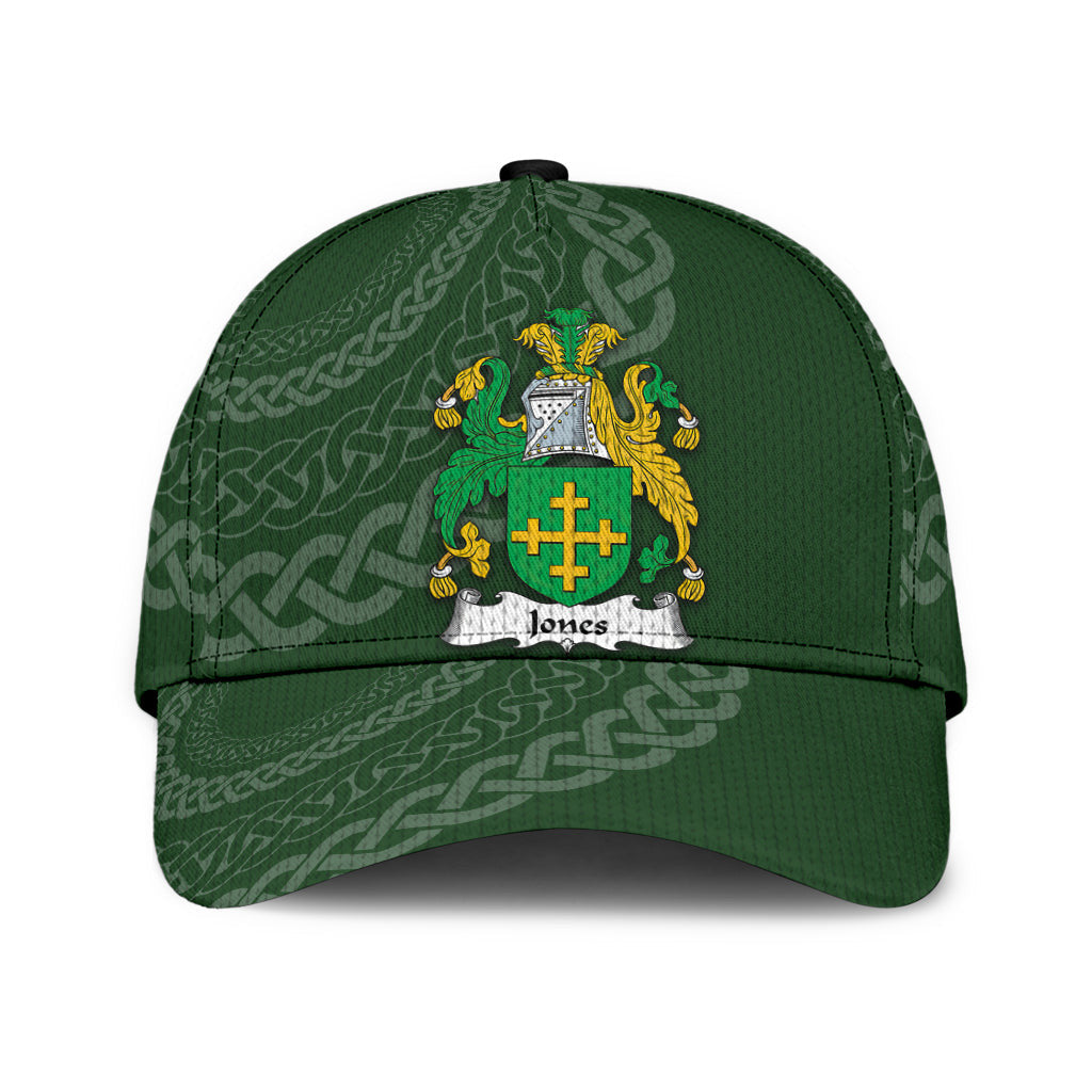 Clan Jones Coat Of Arms - Irish Family Crest St Patrick's Day Classic CapVL79 Classic Cap - Jones Coat Of Arms St Patrick's Day Classic Cap Irish Cap   