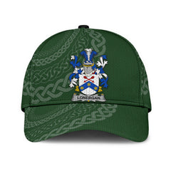 Clan Lonergan Coat Of Arms - Irish Family Crest St Patrick's Day Classic CapSV20 Classic Cap - Lonergan Coat Of Arms St Patrick's Day Classic Cap Irish Cap   