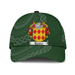 Clan Lavin Coat Of Arms - Irish Family Crest St Patrick's Day Classic CapLV64 Classic Cap - Lavin Coat Of Arms St Patrick's Day Classic Cap Irish Cap   