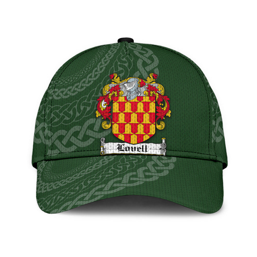 Clan Lovell Coat Of Arms - Irish Family Crest St Patrick's Day Classic CapEI11 Classic Cap - Lovell Coat Of Arms St Patrick's Day Classic Cap Irish Cap   