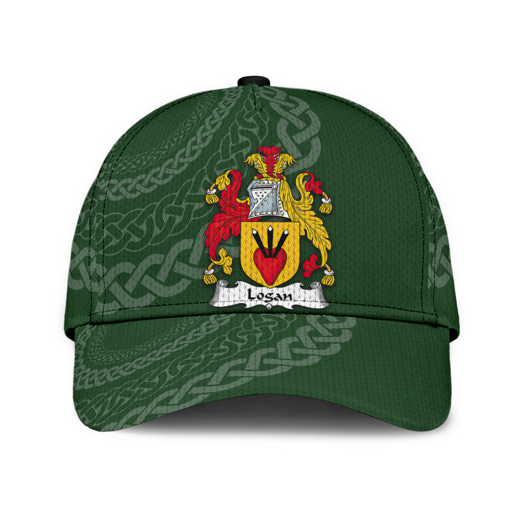 Clan Logan Coat Of Arms - Irish Family Crest St Patrick's Day Classic CapIF67 Classic Cap - Logan Coat Of Arms St Patrick's Day Classic Cap Irish Cap   