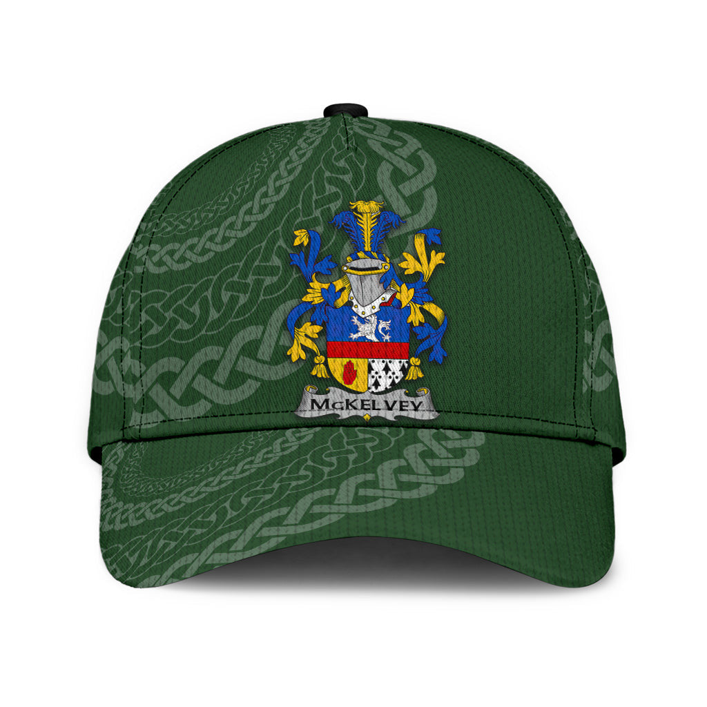 Clan Mckelvey Coat Of Arms - Irish Family Crest St Patrick's Day Classic CapRL43 Classic Cap - Mckelvey Coat Of Arms St Patrick's Day Classic Cap Irish Cap   