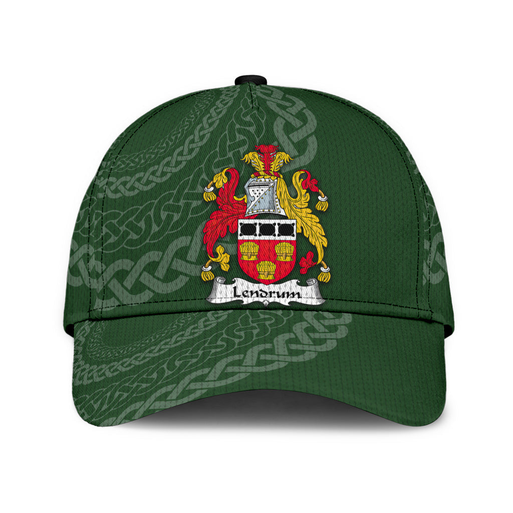 Clan Lendrum Coat Of Arms - Irish Family Crest St Patrick's Day Classic CapYS91 Classic Cap - Lendrum Coat Of Arms St Patrick's Day Classic Cap Irish Cap   